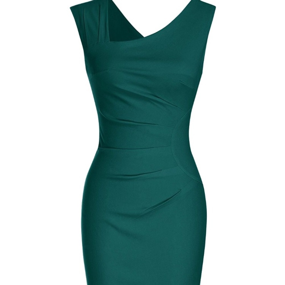 Retro 1950’s Style Sleeveless Pencil Dress